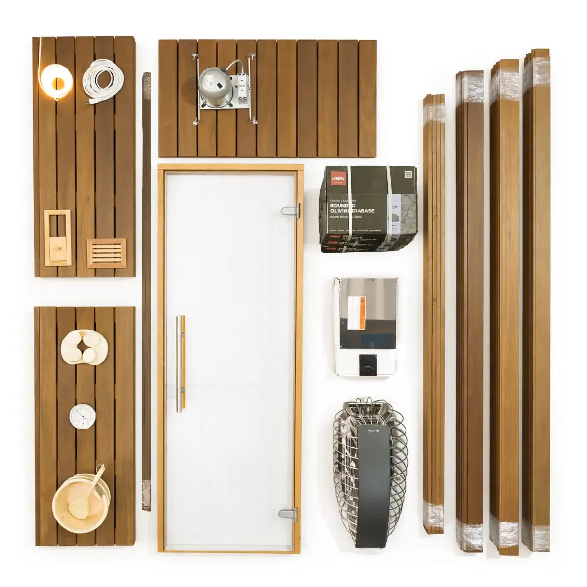 Carbon Smart Saunas - 8' x 9' x 8' - by Finnish Sauna Builders