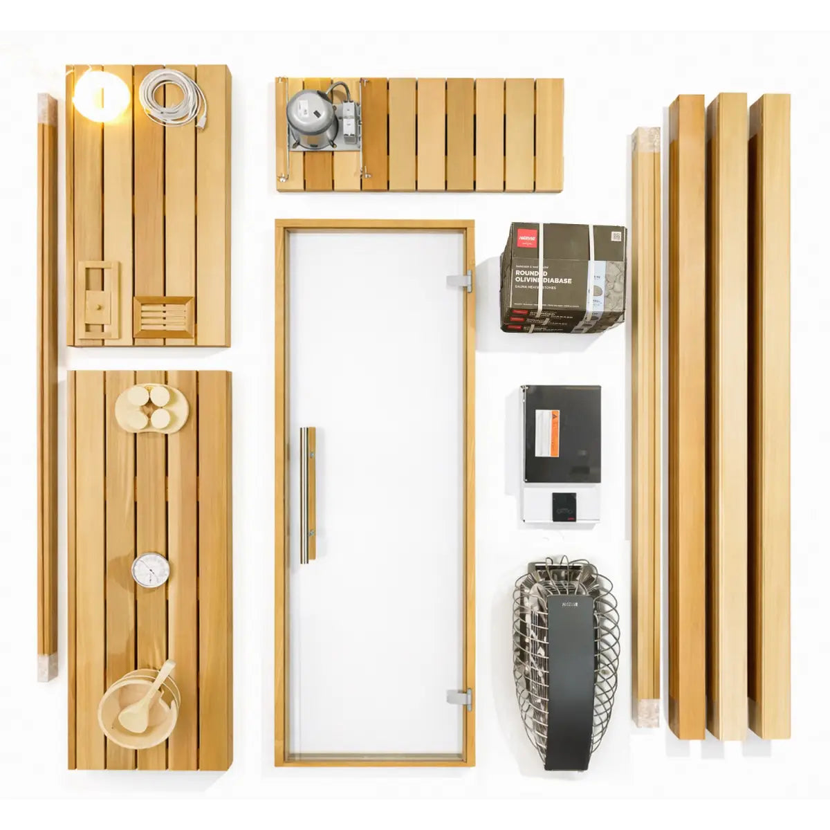Custom Indoor Sauna Room - 8' x 8' x 8' (See "Custom Saunas" tab for more sizes) - Finnish Sauna Builders