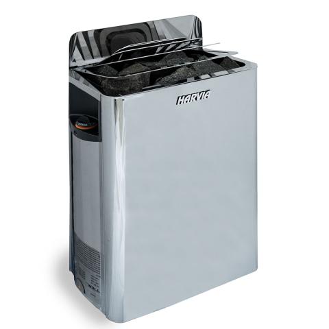 Harvia HSWS6U1B The Wall Series SW60 6kW Stainless Steel Sauna Heater