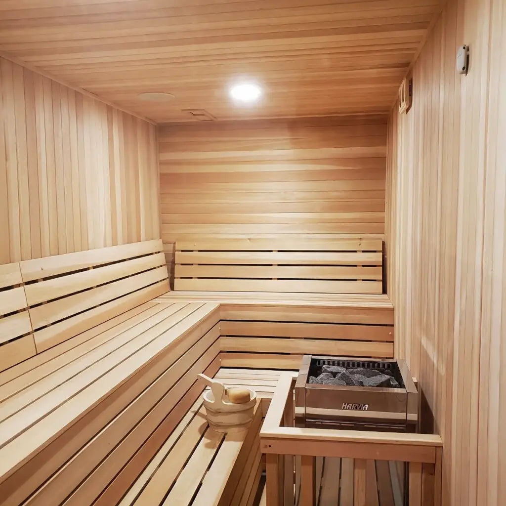 Custom Indoor Sauna Room - 8' x 8' x 8' (See "Custom Saunas" tab for more sizes) - Finnish Sauna Builders