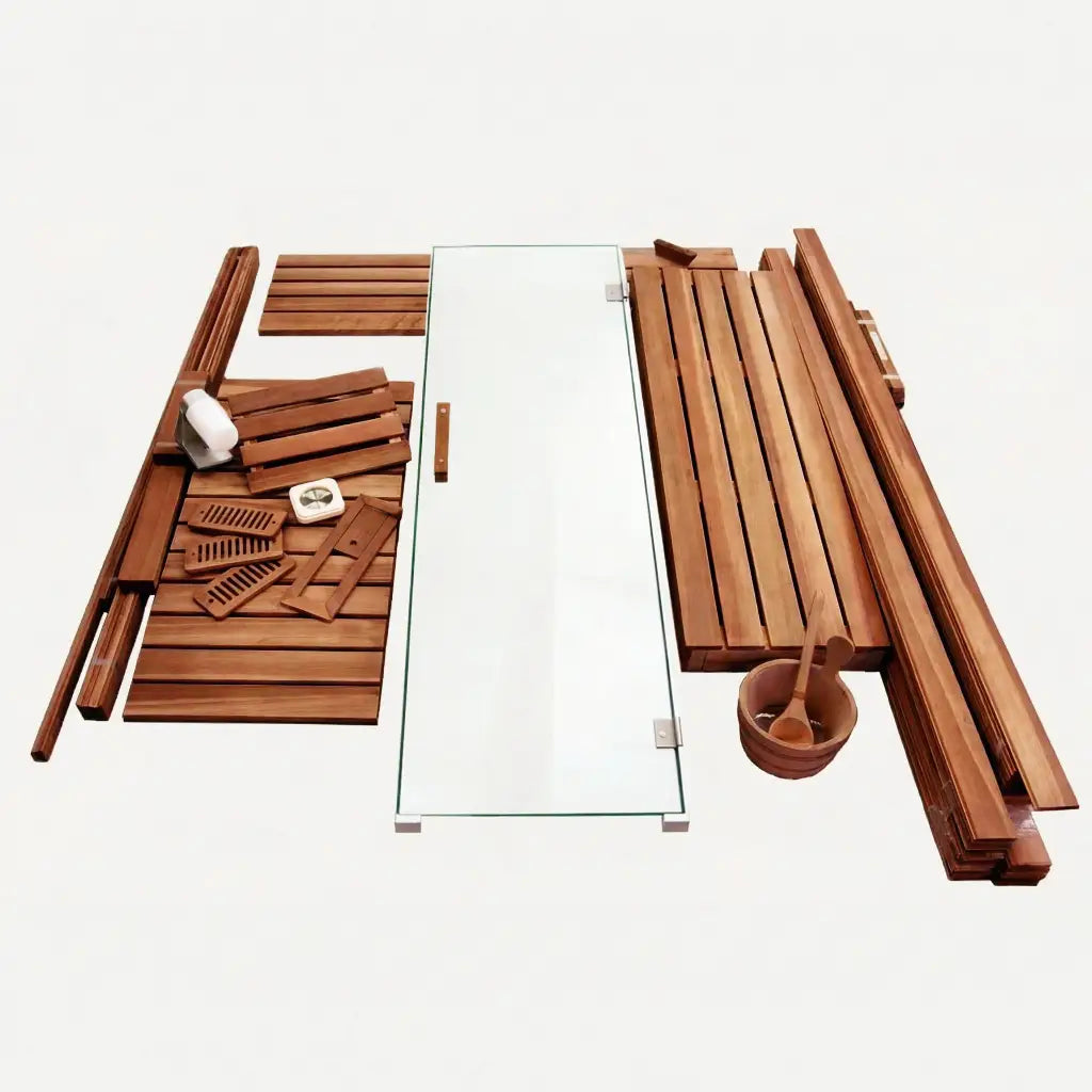 Custom Indoor Sauna Room - 8' x 8' x 8' (See "Custom Saunas" tab for more sizes) - Finnish Sauna Builders