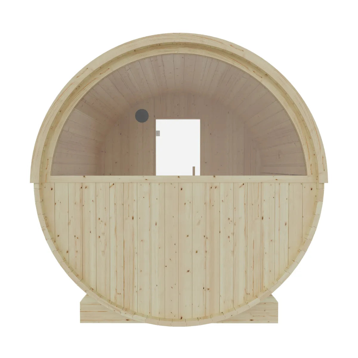 Vassa Finnish Barrel Sauna with WiFi Heater - Finnish Sauna Builders