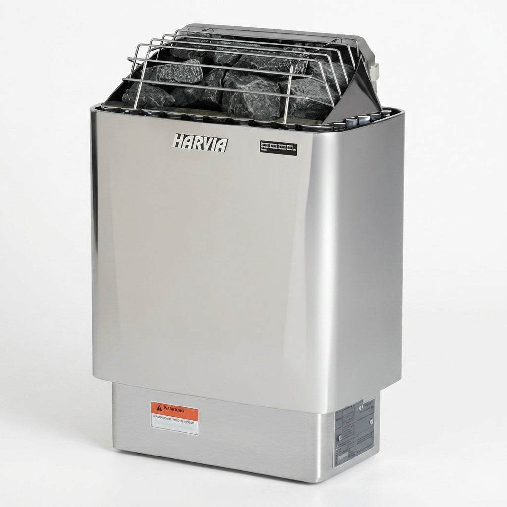 Harvia KIP60W JH60W2401 Kip Series 6kW Stainless Steel Sauna Heater at 240V 1PH Stainless Steel